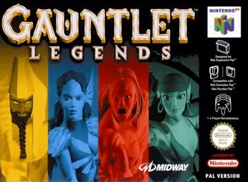 Gauntlet Legends (Europe) box cover front